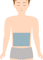 お腹全体