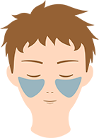 両ほほ
