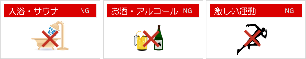メンズ脱毛後の注意事項