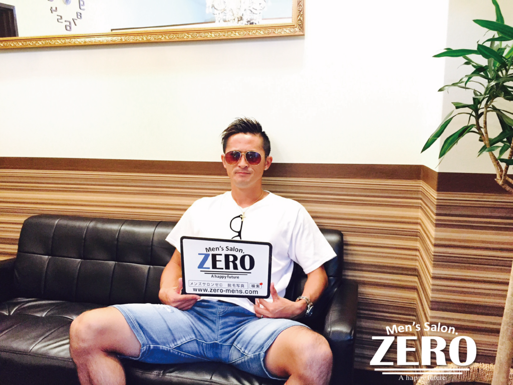【元日本代表】セレッソ大阪7番 関口 訓充 選手ご来店写真！｜メンズ脱毛【ZERO】心斎橋