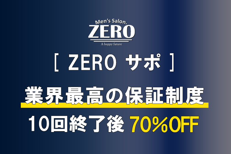 業界最高のアフター保証制度『ZEROサポ』