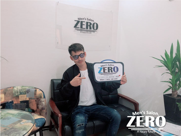 ZERO松阪店メンズ脱毛 お客様写真Voice138、伊賀市在住、会社員、20代の男性「友人が絶賛していたメンズ脱毛ZERO！」
