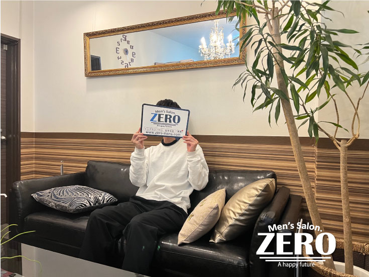ZERO心斎橋店メンズ脱毛 お客様写真Voice217 なんば在住 職業 会社員 26歳「友人の効果を見て始めました！」