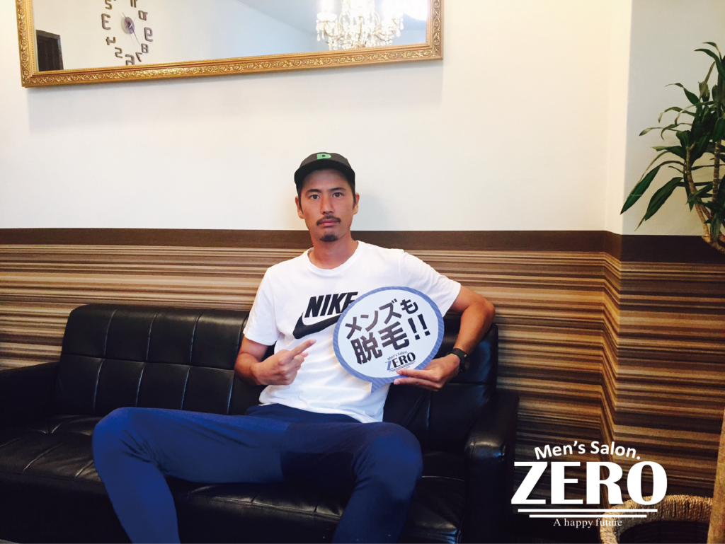 ZERO心斎橋店メンズ脱毛 お客様写真Voice24、尼崎市 元Ｊリーガー 29歳の男性、会社役員、「コンプレックス解消！胸脱毛/お腹脱毛」