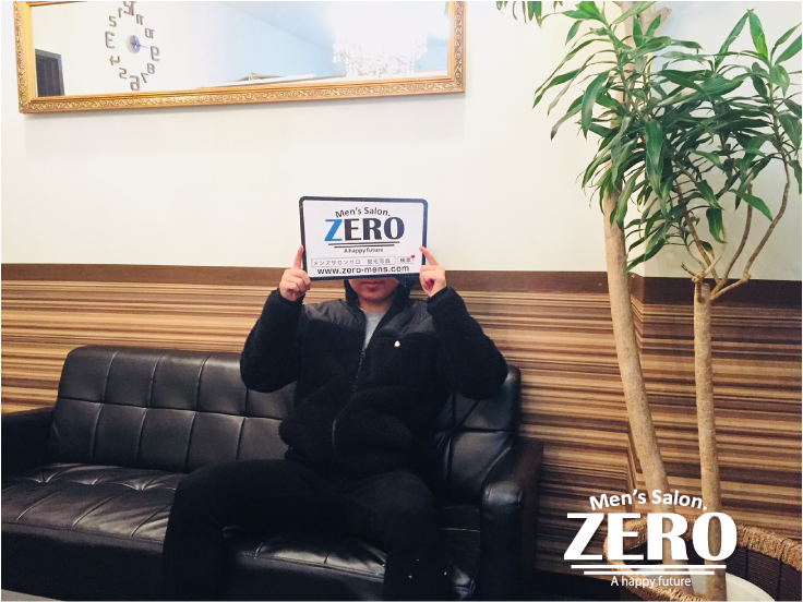 ZERO心斎橋店メンズ脱毛 お客様写真Voice30、羽曳野市 18歳の男性、フリーター、「料金と脱毛効果が気になった！ヒゲ脱毛」