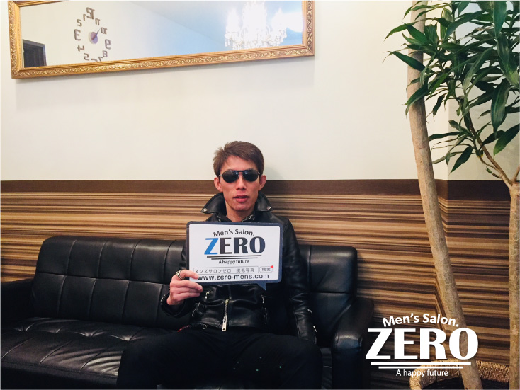 ZERO心斎橋店メンズ脱毛 お客様写真Voice42、大阪市福島区 43歳の男性、会社員、「痛みに耐えられるか不安だったヒゲ脱毛」