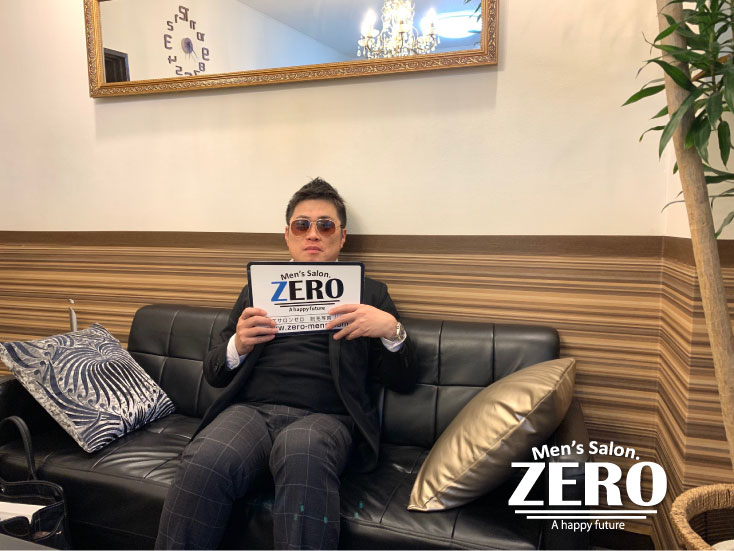ZERO心斎橋店メンズ脱毛 お客様写真Voice69、尼崎市在住、営業(医療系)、43歳の男性「ヒゲ脱毛料金が決め手だったZEROのヒゲ脱毛！」
