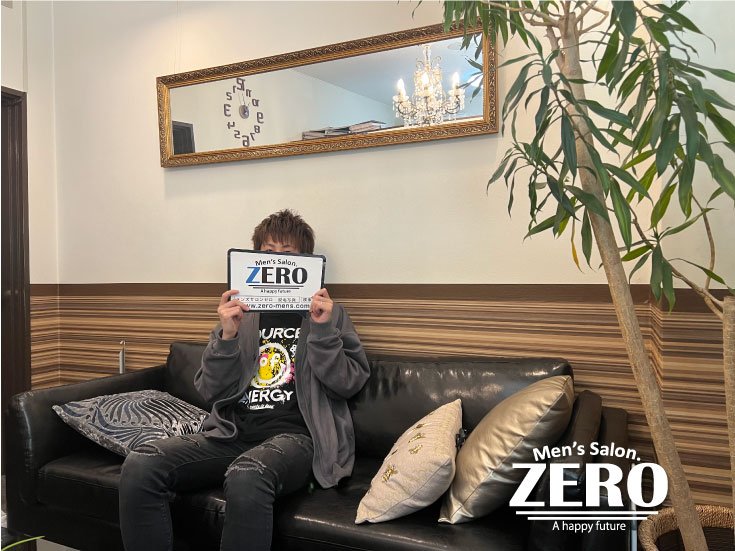 ZERO心斎橋店メンズ脱毛 お客様写真Voice222、大阪日本橋在住 職業 自営業 29歳の男性「すごい効果がでた髭脱毛！」